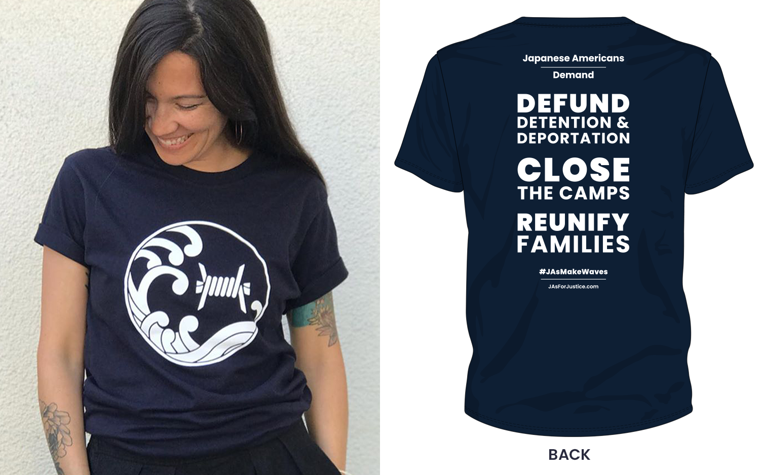 JAs Demand / Close the Camps Tee